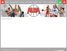 Tablet Screenshot of albabasket.dk